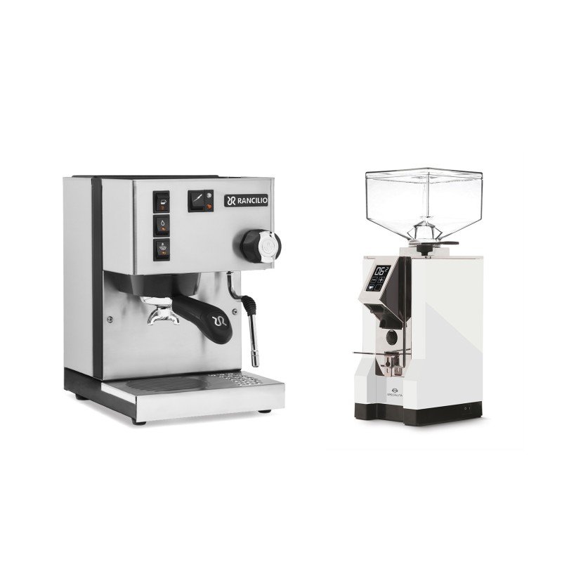 Rancilio Silvia V6 + Eureka Specialita – Set profesional para espresso