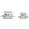 Tazas ECM Cappuccino – Set de 6 tazas con platillos para cappuccino