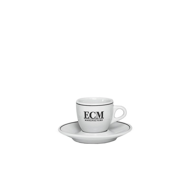 ECM Tazze Espresso - Set di 6 Tazze con Piattino