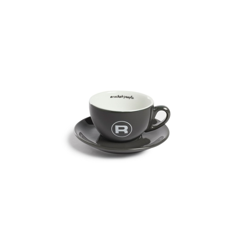 Rocket Tazze Cappuccino Hashtag Grigio - Set di 6