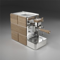 Stone Mine Premium Wood - Macchina da Caffè con Dettagli in Legno