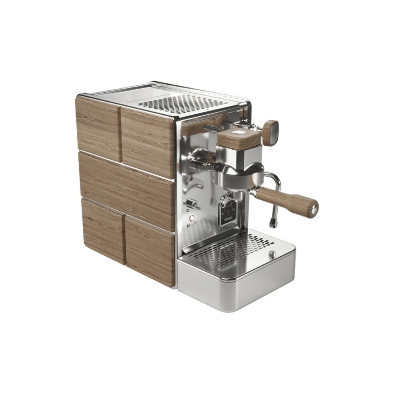 Stone Mine Premium Wood - Macchina da Caffè con Dettagli in Legno