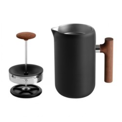 Fellow Clara French Press Walnut - Stylish Design