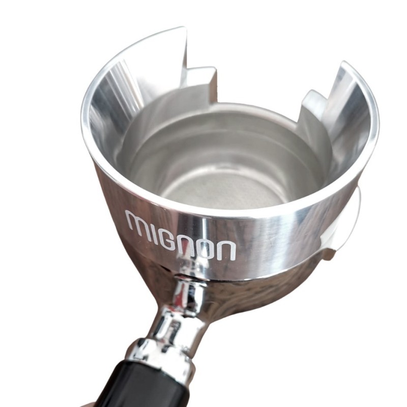 Eureka Mignon Dosing Funnel Chrome - Sleek Design