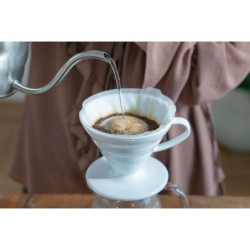 Hario Dripper V60 02 - Plastica Bianca