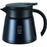 Servidor Hario V60 Negro – Jarra acero inoxidable, mantiene el calor