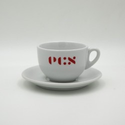 Tazza Cappuccino ECS - Set di 6 con Piattino