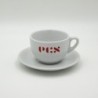 Tazza Cappuccino ECS - Set di 6 con Piattino