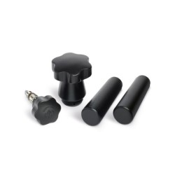 La Pavoni Wood Handle Set Kit in Black - Stylish & Durable