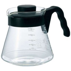 Servidor de café Hario V60 700 ml – Jarra de vidrio para café filtrado