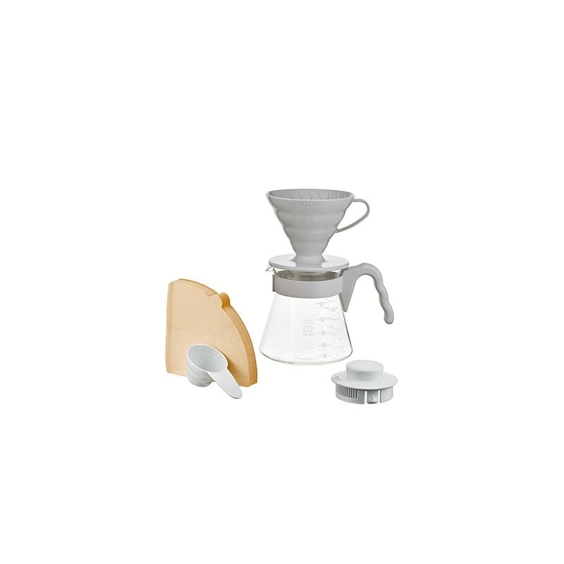 Hario V60 Coffee Server 02 - Set Grigio