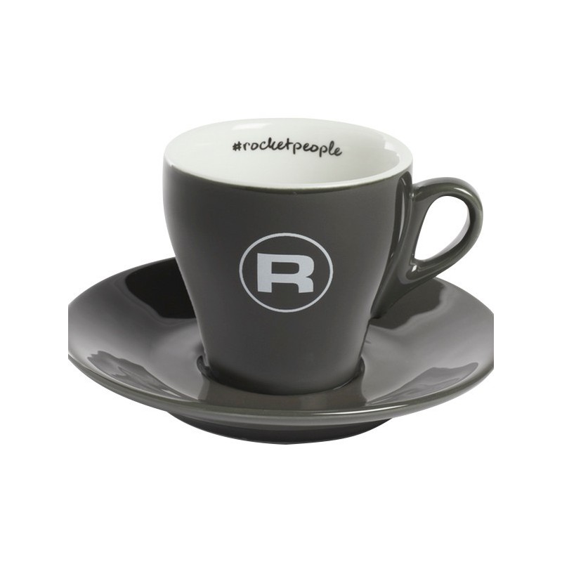 Rocket Tazze Espresso Hashtag Grigio - Set di 6