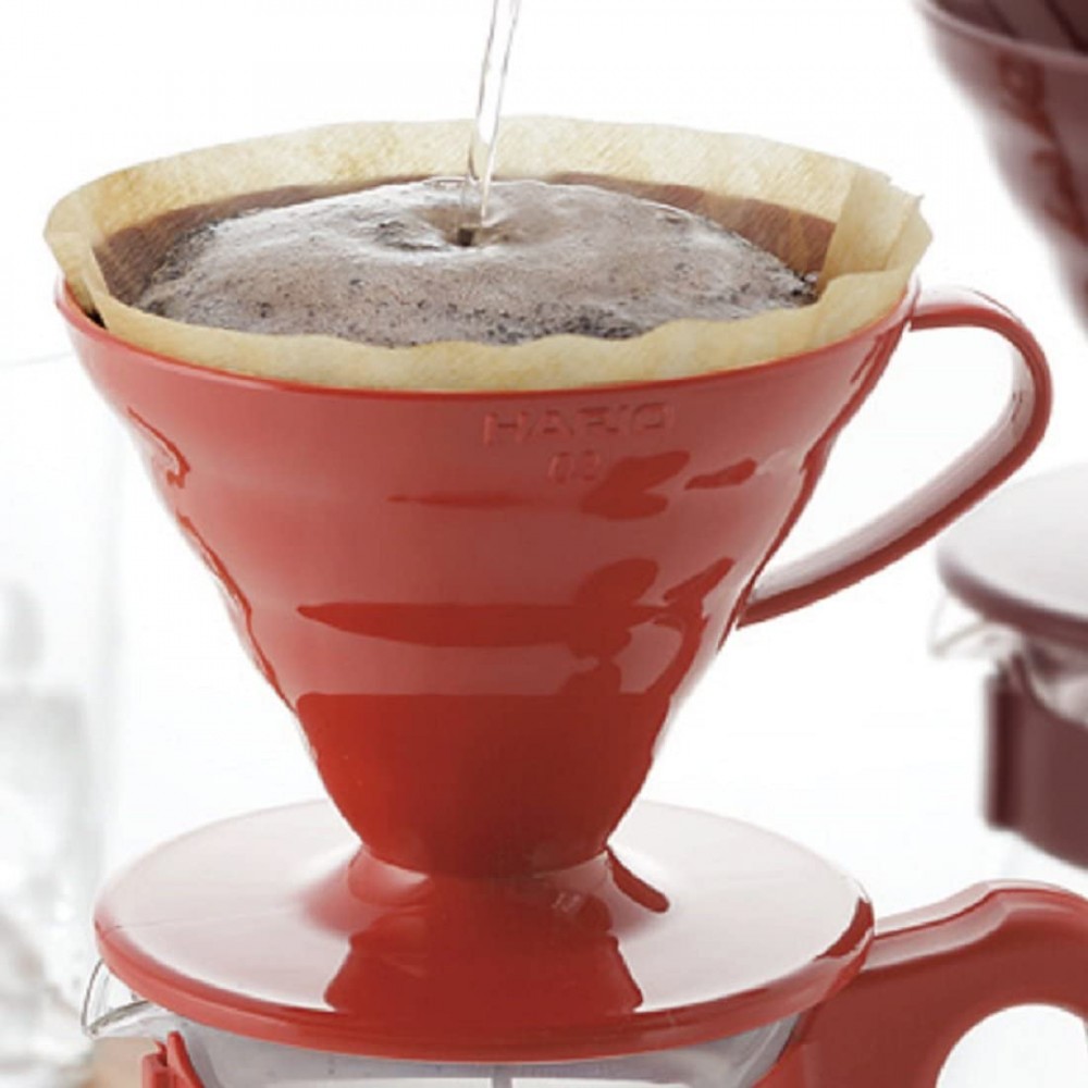 V60 Coffee Dripper Ceramic / Red