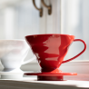 Hario Coffee Dripper V60 01 Rosso (plastica)