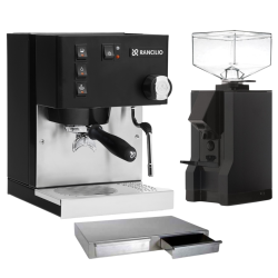 RANCILIO SILVIA Negra + EUREKA MIGNON MANUALE + BASE BUNDLE