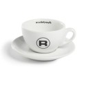 Tazas Rocket Hashtag cappuccino blanco – Set elegante de 6 piezas