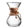 Chemex 6 Tazas – Cafetera clásica de vidrio para 6 tazas de café