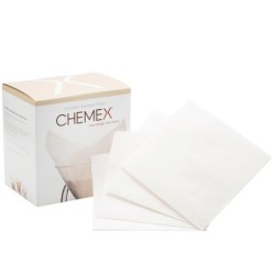 Filtros cuadrados Chemex – Paquete de 100 filtros preplegados