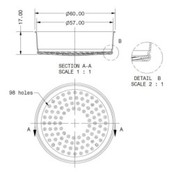 IMS Shower Screen E61 Competition - High Precision