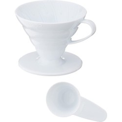 Hario V60 02 Coffee Dripper - Ceramica Bianca