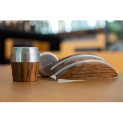 Kit personalización La Marzocco Linea Mini – Madera de nogal