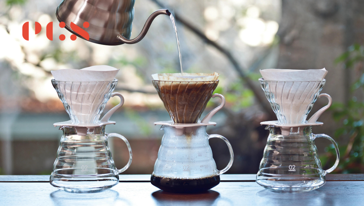 The art of pour over coffee with HARIO V60